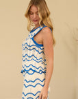 SCALLOPED KNIT TANK