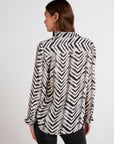 BATIK CHEVRON FLOWY SHIRT