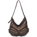 ZIP POCKETS HOBO BAG