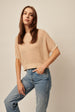 EMERSYN SHORT SLEEVE KNIT PULLOVER