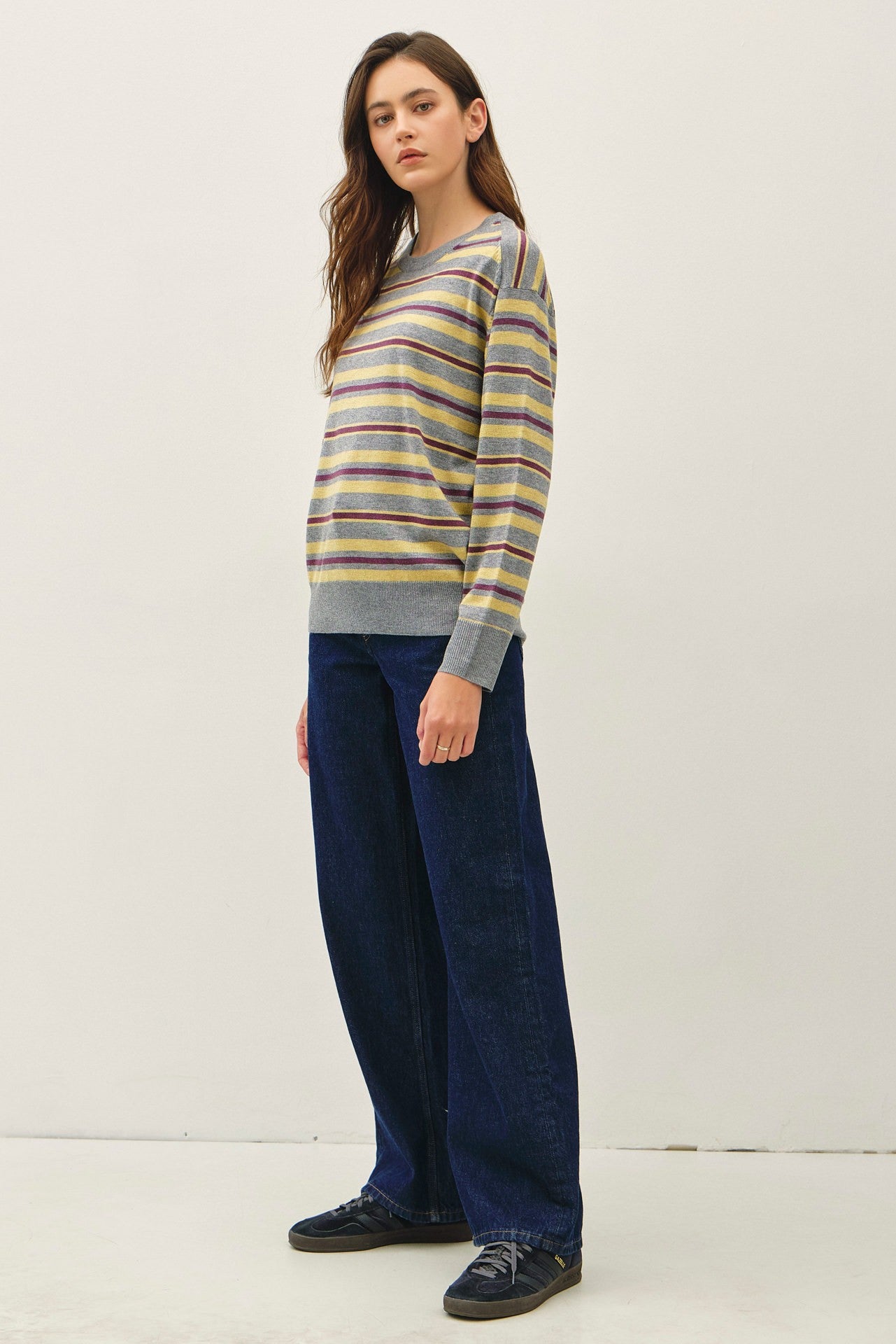 MULTI STRIPE SWEATER