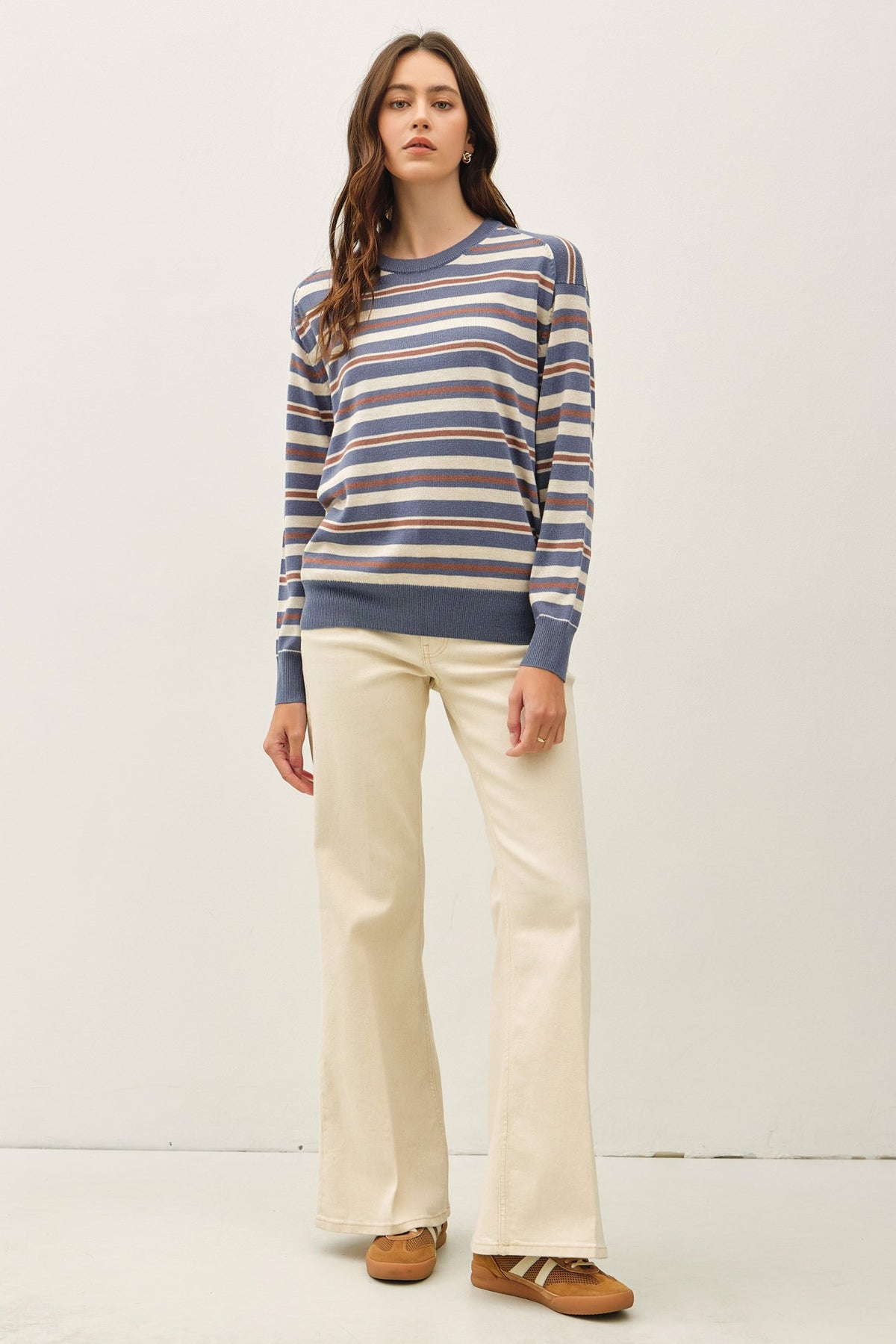 MULTI STRIPE SWEATER