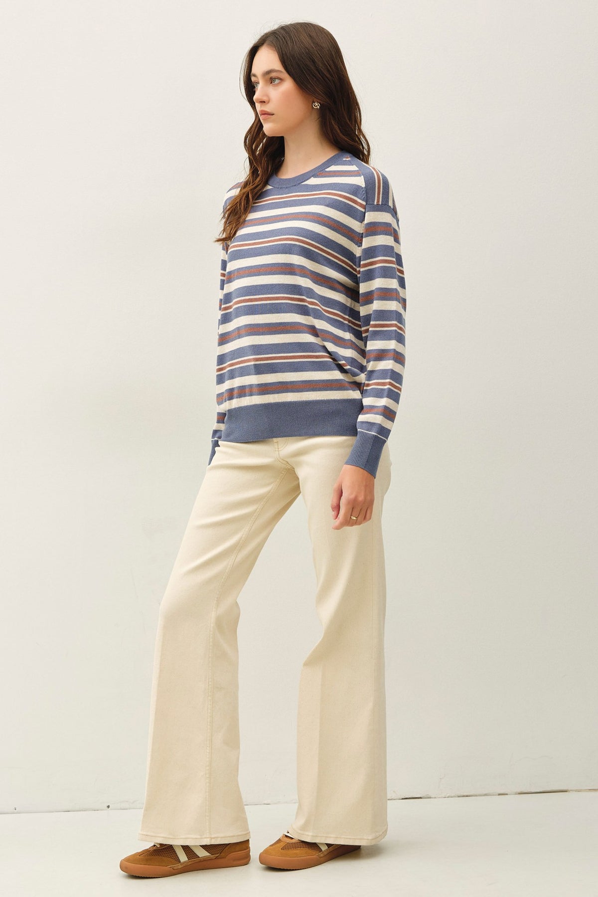 MULTI STRIPE SWEATER