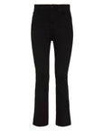 floating view of 7 for all mankind's high waist slim kick jean in black 