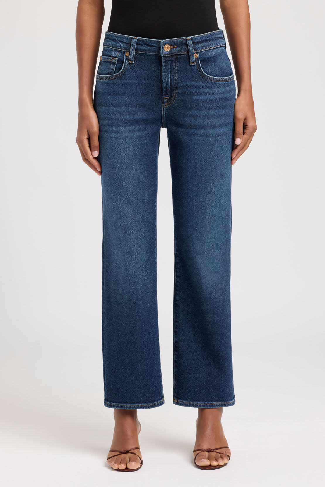 CALIE STRAIGHT ANKLE IN BLUE VIBE