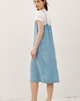 DENIM LOOK TENCEL SUNDRESS