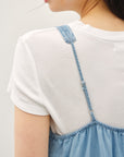 DENIM LOOK TENCEL SUNDRESS
