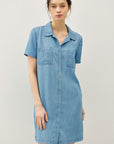 TENCEL SHIRT DRESS