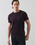 SHORT SLEEVE ICONIC PIMA COTTON CREW NECK TEE