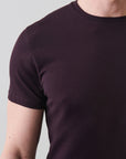 SHORT SLEEVE ICONIC PIMA COTTON CREW NECK TEE