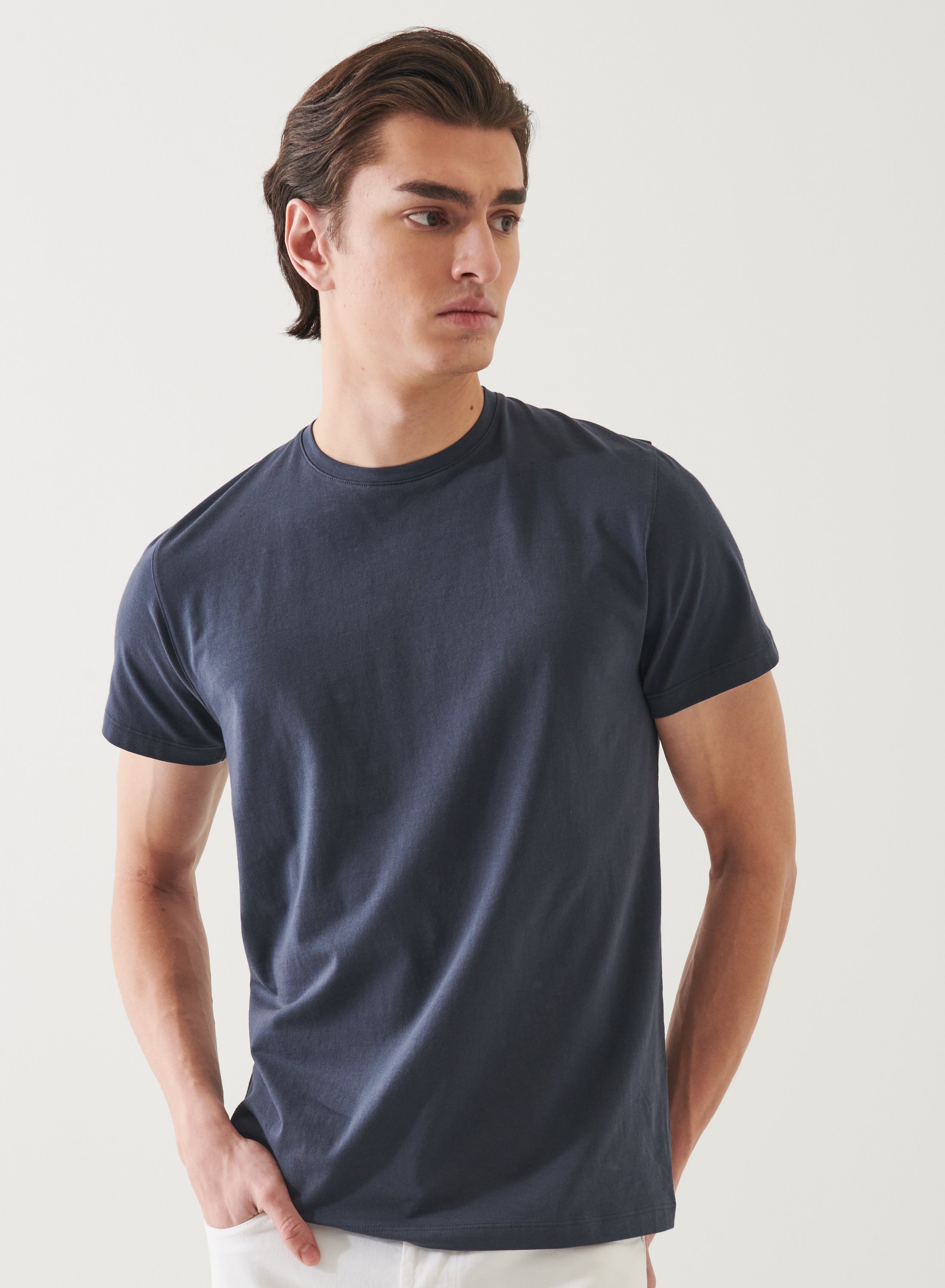 *COMING SOON* SHORT SLEEVE ICONIC PIMA COTTON CREW NECK TEE