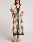 AMIRA VACATION ESSENTIALS GRAPHIC PRINT DRESS