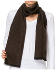 TWO-TONED FLECKED SCARF