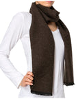 TWO-TONED FLECKED SCARF