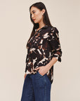 *COMING SOON* SHADOW FLORAL ROUND HEM BUTTON DOWN SHIRT