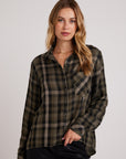 PLAID SLOUCHY POCKET BUTTON DOWN SHIRT