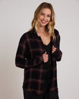 PLAID OVERSIZED SHIRT WITH POCKET