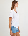 SHORT SLEEVE POCKET BUTTON DOWN SHIRT