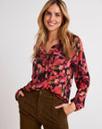 AUTUMN BLOOM FULL BUTTON DOWN HIPSTER SHIRT