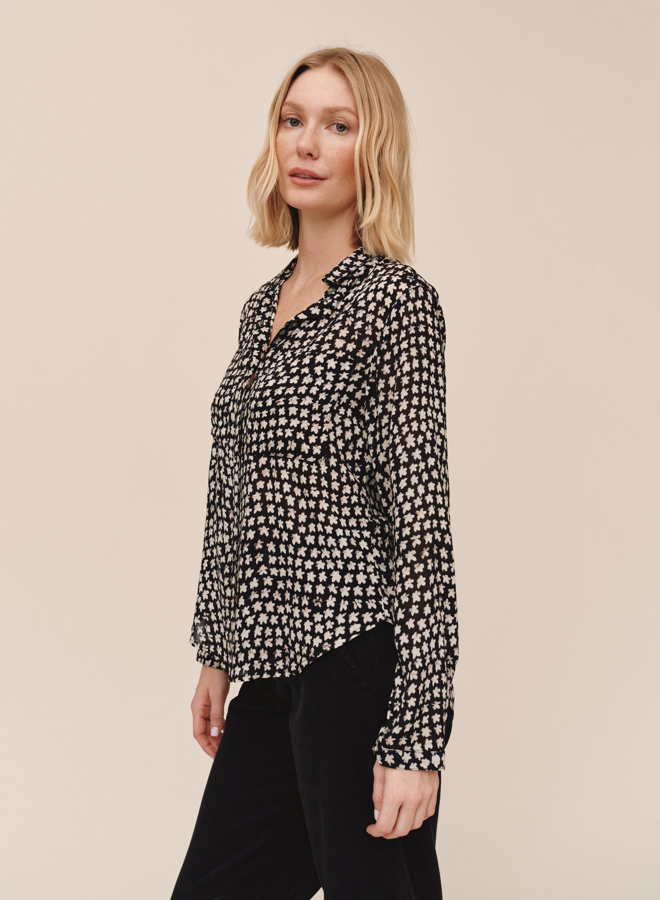 *COMING SOON* SKETCHED STARS FULL BUTTON DOWN HIPSTER SHIRT