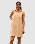 SLEEVELESS A-LINE DRESS