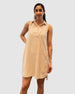 SLEEVELESS A-LINE DRESS