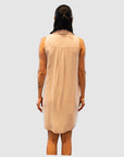 SLEEVELESS A-LINE DRESS