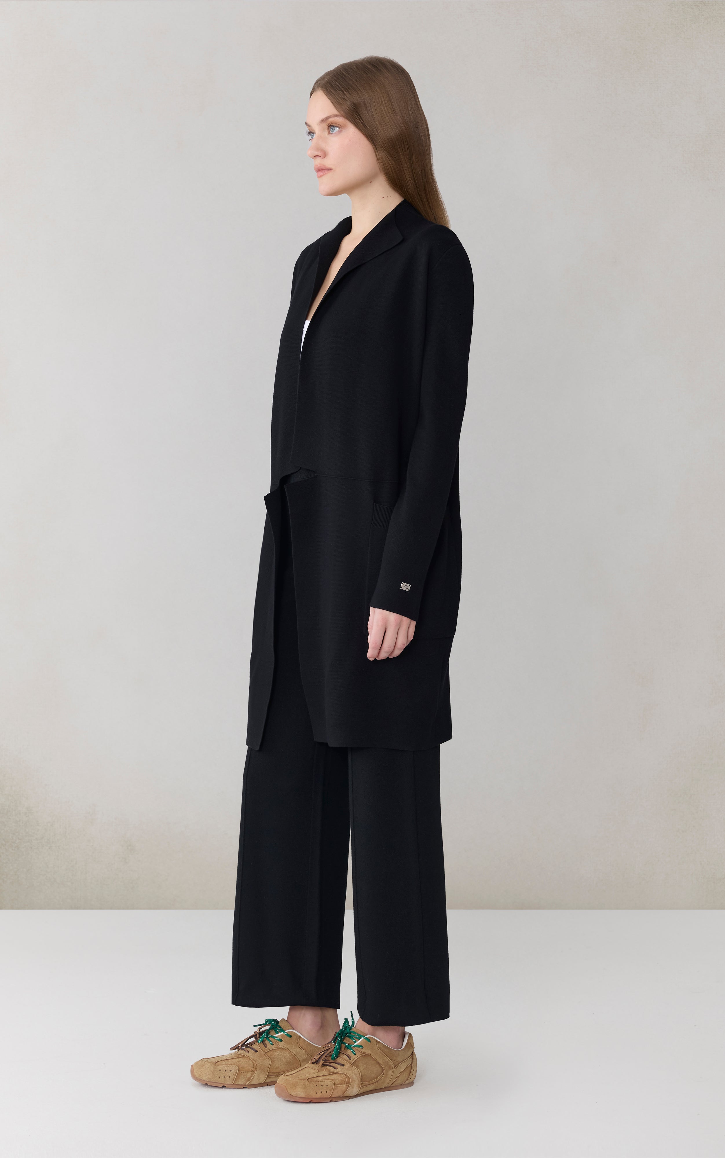 *COMING SOON* BENELA MID LENGTH SPLIT LAPEL COATIGAN