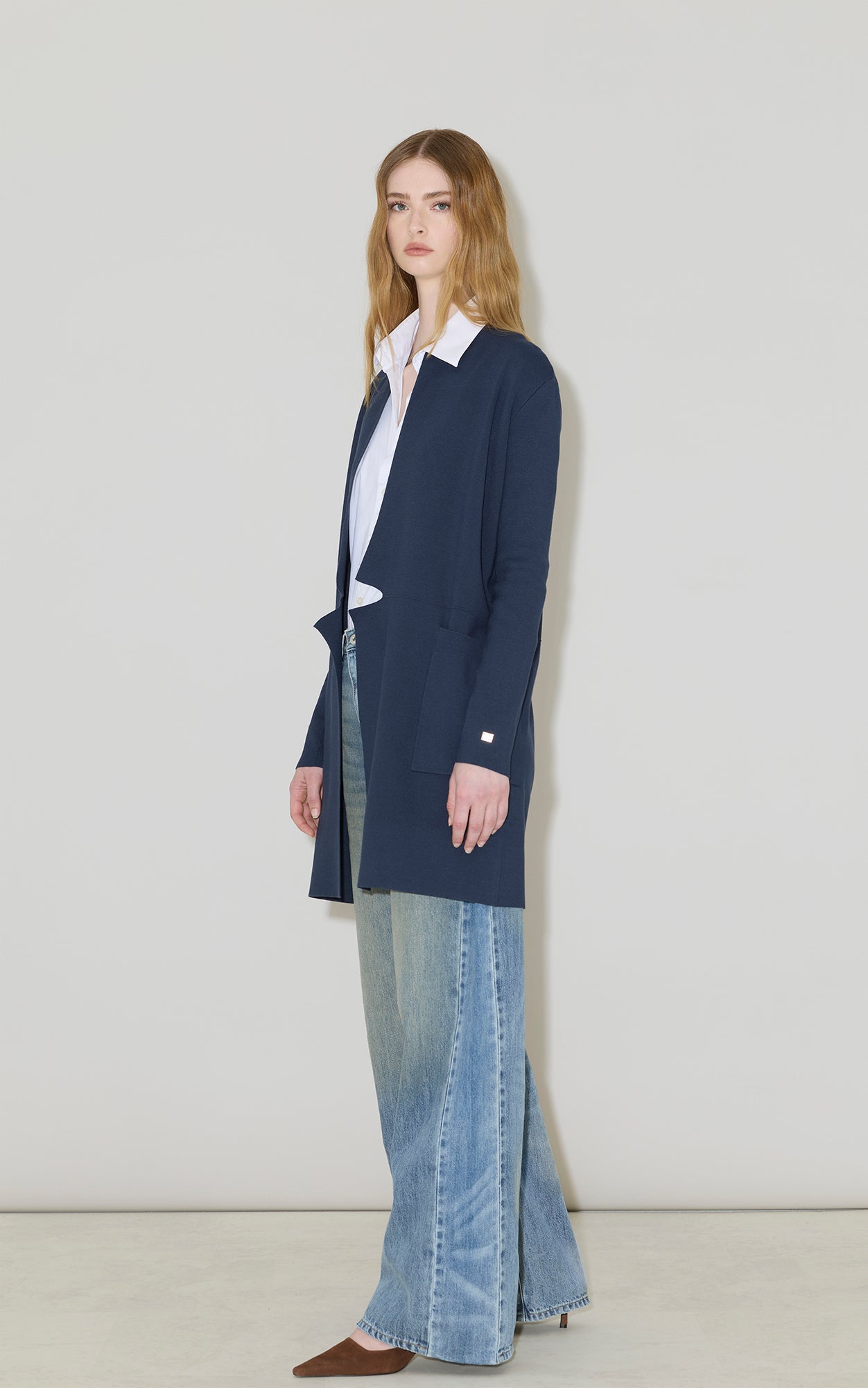 *COMING SOON* BENELA MID LENGTH SPLIT LAPEL COATIGAN
