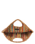 MULTI COLOUR JUTE TOTE BAG