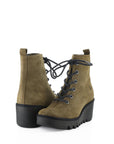 *COMING SOON* BINK SUEDE LACE UP WEDGE BOOT