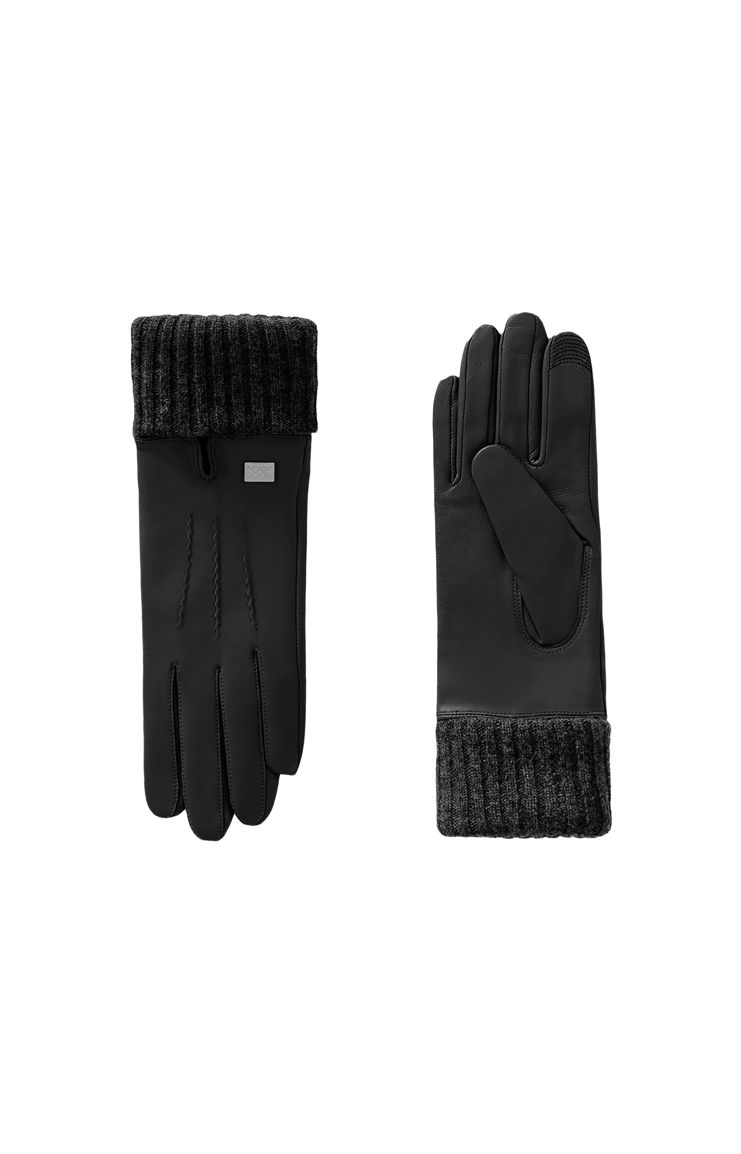 *COMING SOON* CARMEL-L LEATHER GLOVE WITH KNIT WARMER
