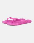 pair of ilse jacobsen flip flops in glitter pink