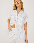 CITO BLUEBELL CARNATIONS SHORT SLEEVE SHIRT