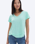 AVA V-NECK MOCK LAYER T-SHIRT