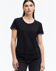 WHIPSTITCH AVA MOCK LAYER TEE