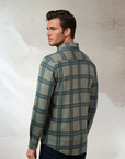 CLUBHOUSE GLENCHECK LONG SLEEVE KNIT SHIRT