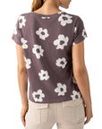 THE PERFECT TEE IN COCOA FLOWER POP