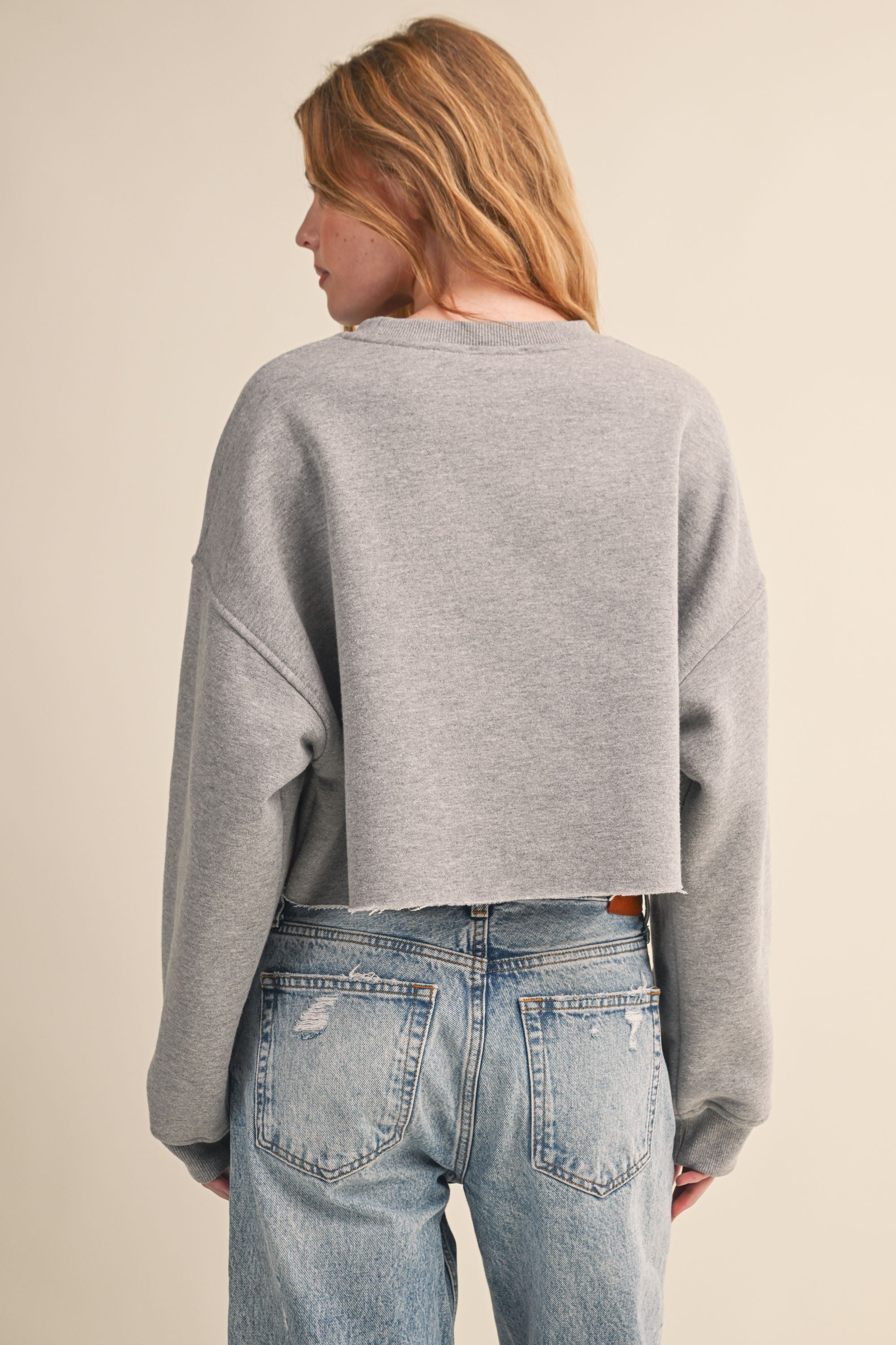 HAPPY FLEECE SWEATSHIRT