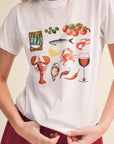 SEAFOOD IN SANTORINI TEE