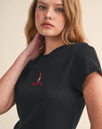 HOT & SPICY EMBROIDERED TEE