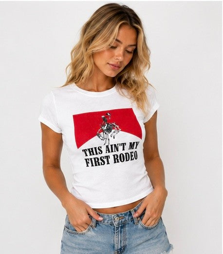 FIRST RODEO BABY TEE