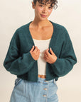 CROPPED OPEN CARDI