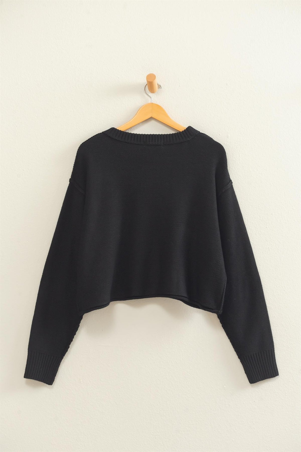 SEAM DETAIL OVERSIZE SWEATER