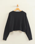 SEAM DETAIL OVERSIZE SWEATER