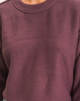 SEAM DETAIL OVERSIZE SWEATER
