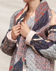 MULTI PRINT QUILTED JACKET