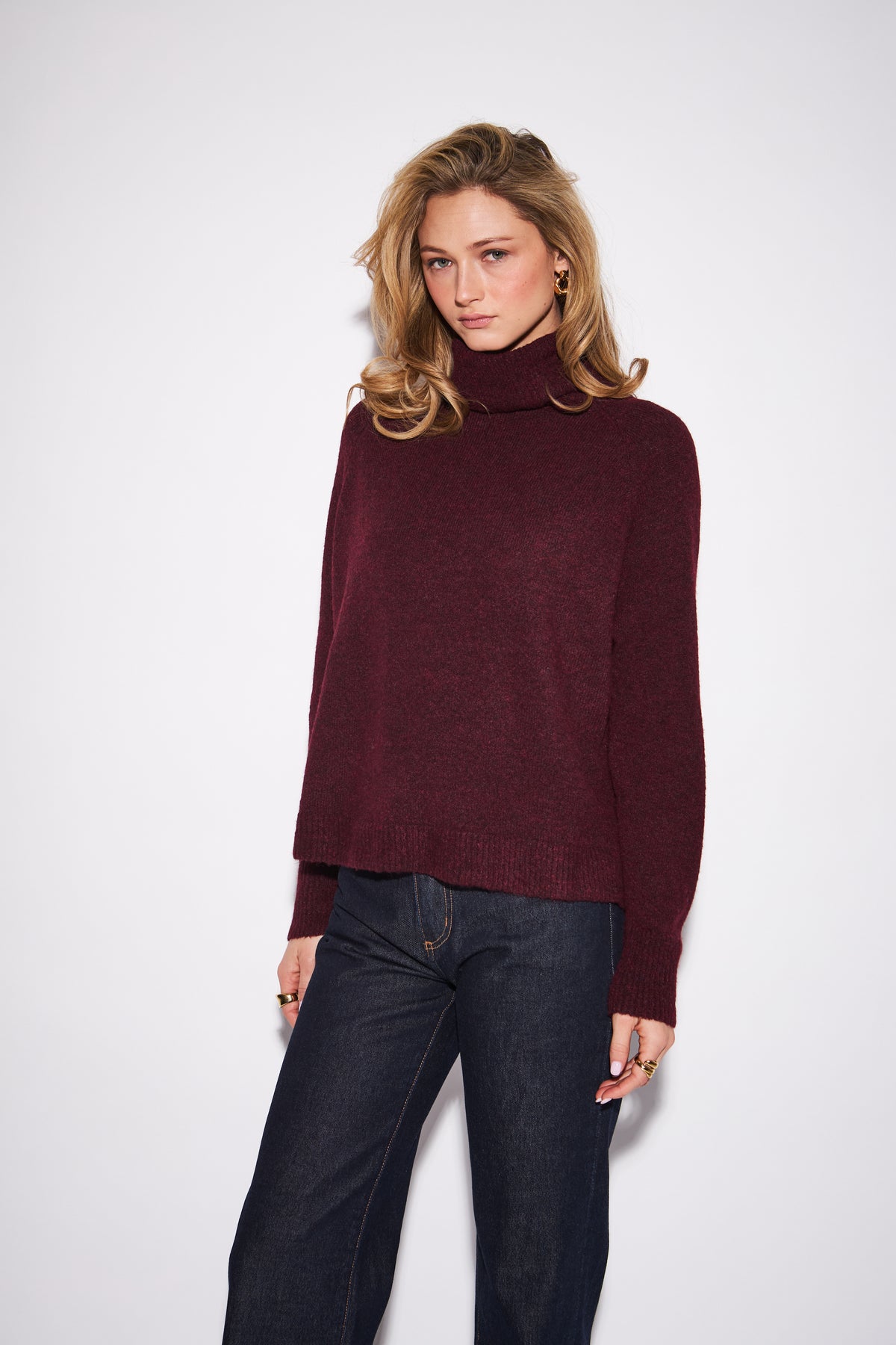 EMMETT SLOUCH NECK SWEATER