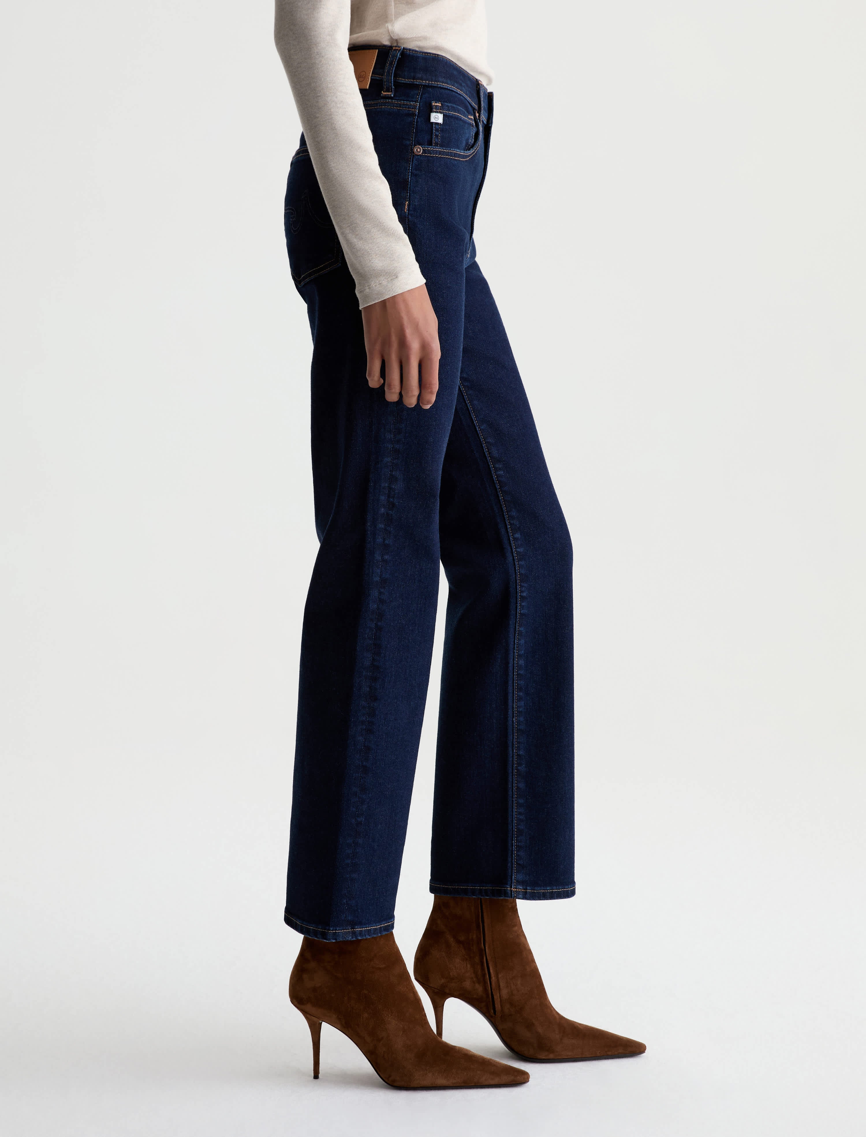 BRINLEY MID-RISE STRAIGHT IN MODERN INDIGO