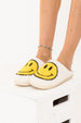 SMILEY FACE FUZZY SLIPPER